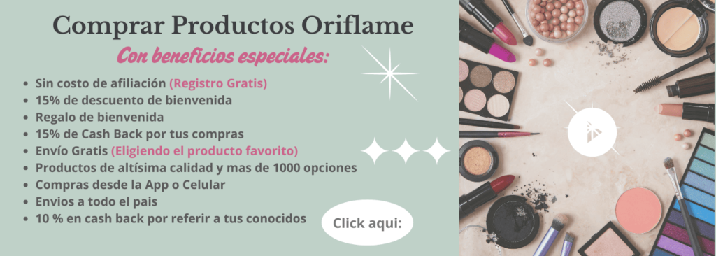 comprar oriflame